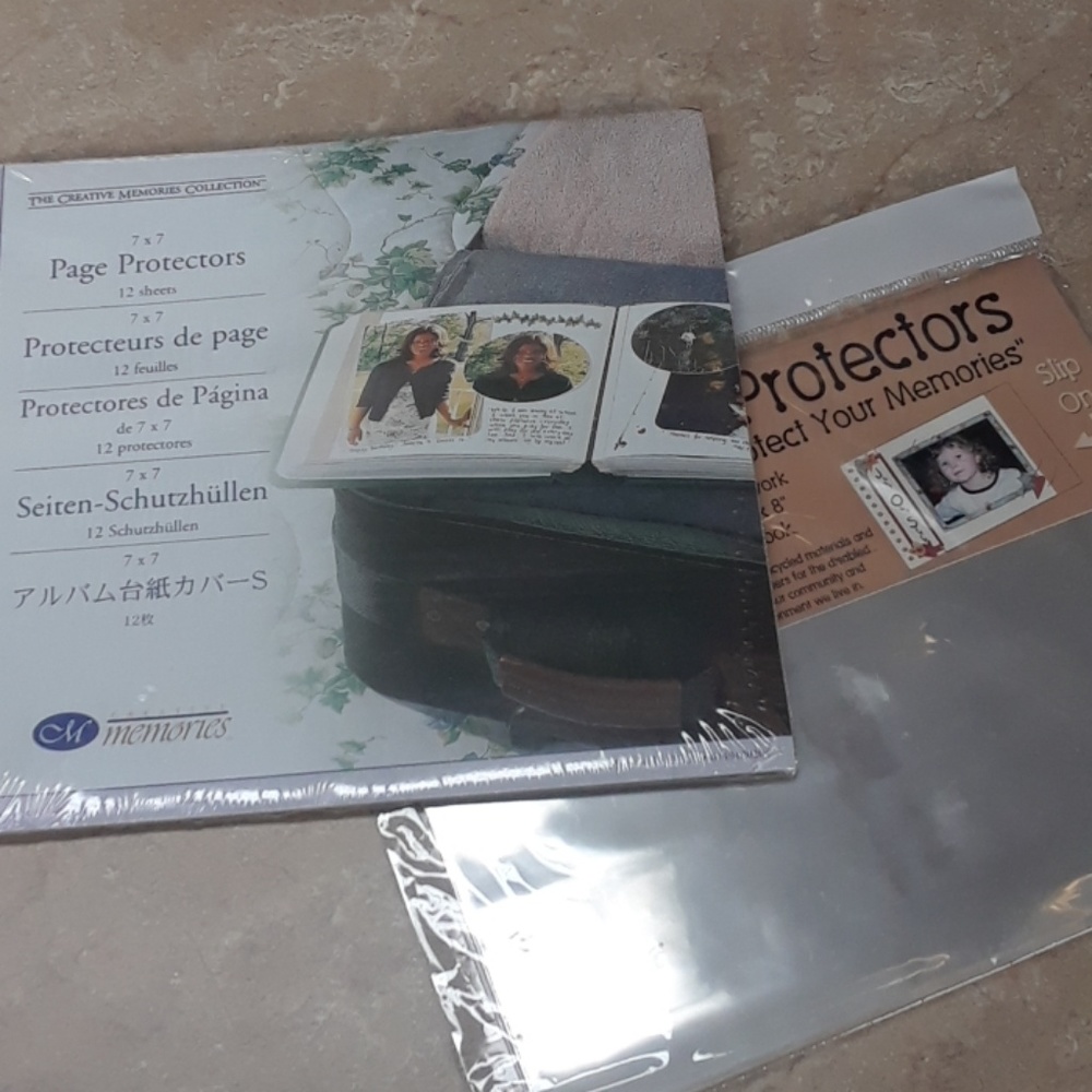 Page and Photo Protectors